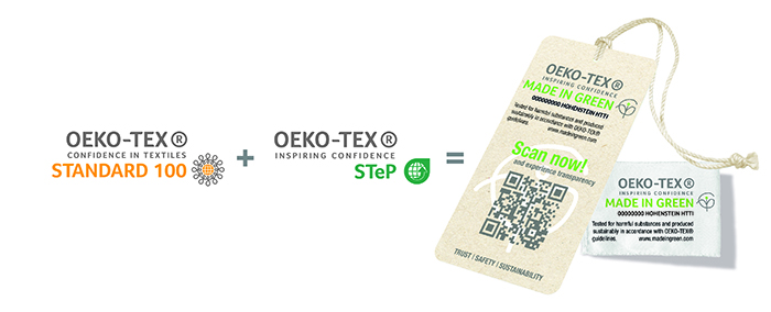 Oeko-Tex STeP and Made In Green Certifications for Evolon