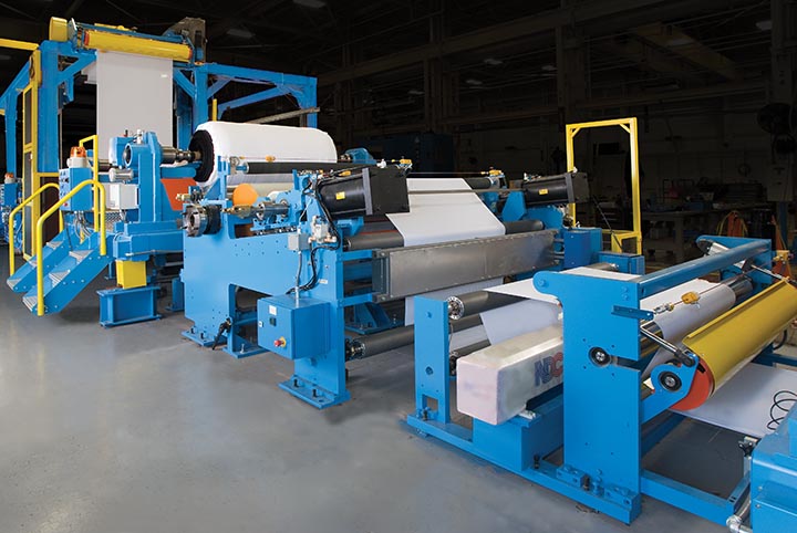 Fabric coating line – performance technology for quality textiles