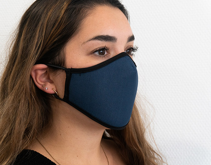 Patented Bigelo three-layer masks for general consumers retain 99.9% of their antimicrobial effect after 30 wash cycles.