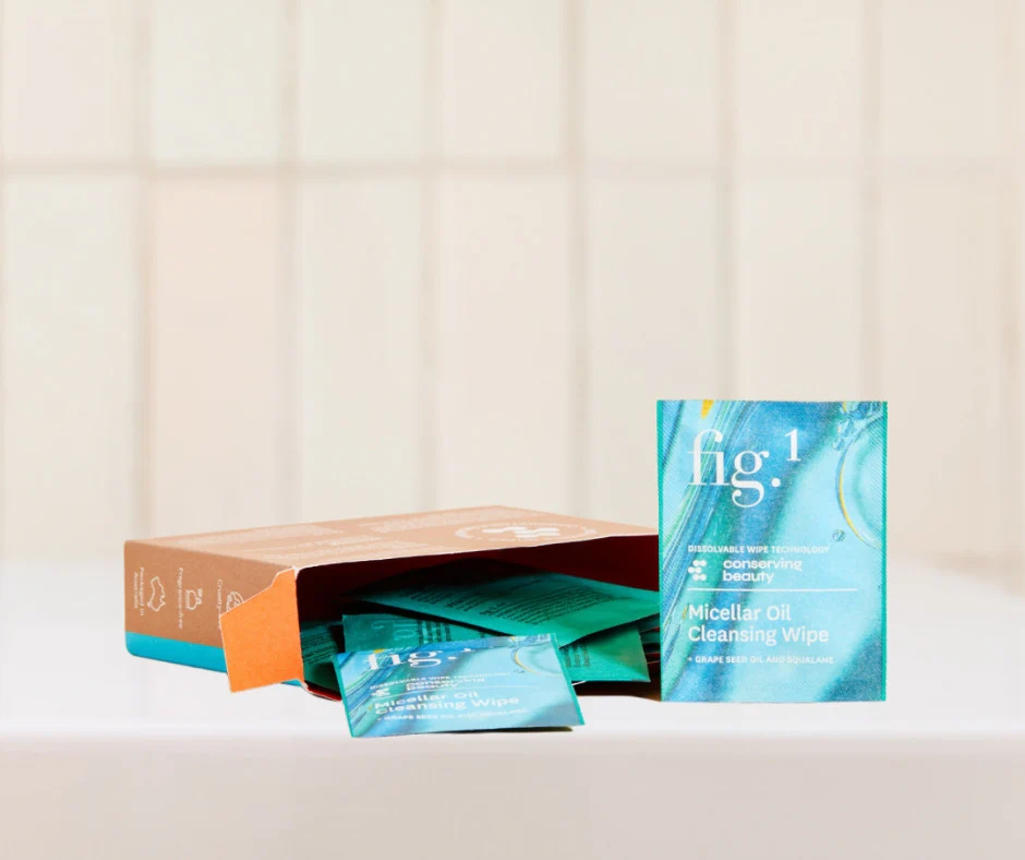 Dissolvable Micellar Oil Wipes from Fig.1