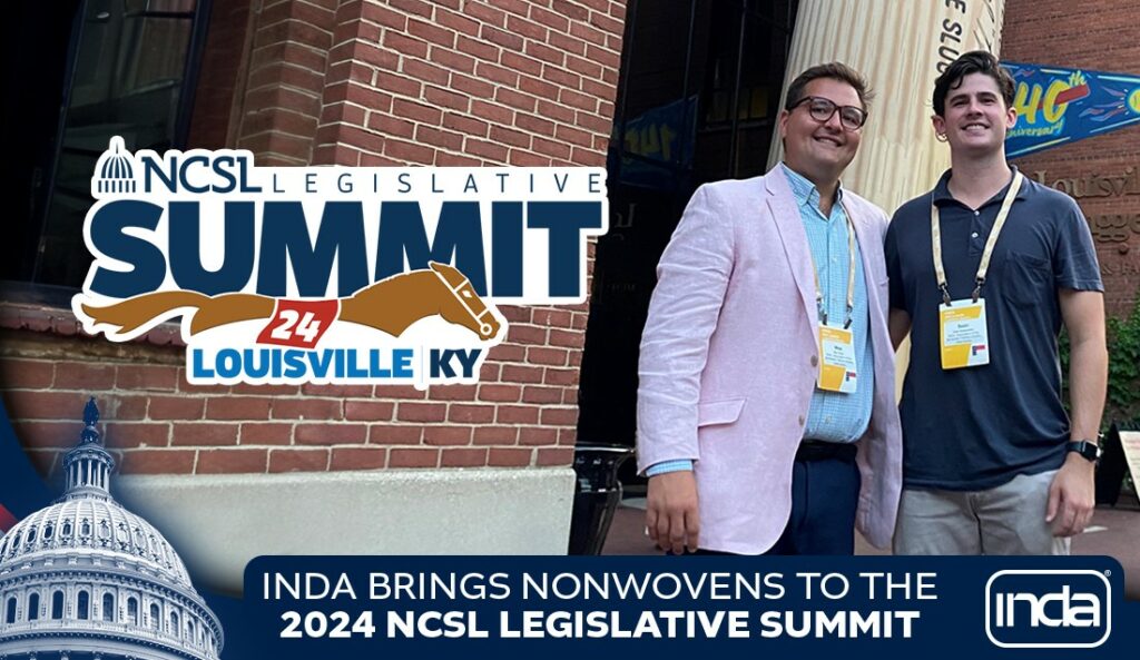 Wes Fisher, Director of Government Affairs, and Sean Grossnickle, Government Affairs Specialist, engaged with hundreds of state legislators and their staff, international delegates, and summit attendees in INDA’s booth during NCSL Legislative Summit.