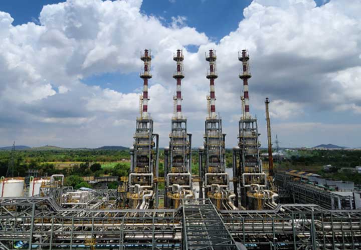 India’s Reliance Industries is amongst the largest global producers of fiber intermediates, which includes its purified terephthalic acid, ethylene glycols and ethylene oxide businesses. Photo courtesy of Reliance Industries