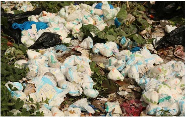 Every minute, 300,000+ diapers are incinerated or landfilled, equaling 167 billion diapers per year, generating 15% of all harmful methane gas emissions, 20 times more harmful than carbon dioxide, according to Euromonitor 2017. Photo courtesy of iStockphoto/Fevziie Ryman