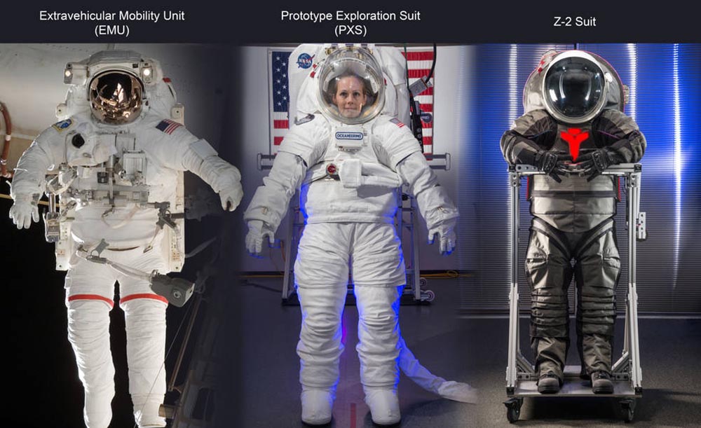 NASA is developing the next generation of suit technologies that will enable deep space exploration by incorporating advances such as regenerable carbon dioxide removal and water evaporation systems.