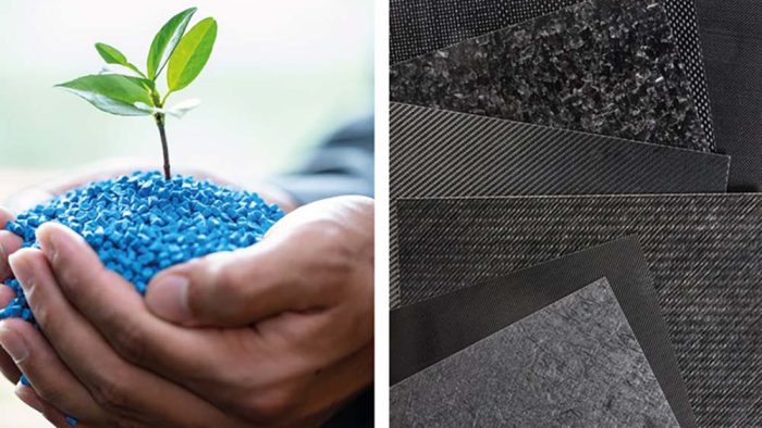 Lanxess is currently developing new Tepex thermoplastic composites that are being made starting from recycled or bio-based raw materials. Photo courtesy of Lanxess